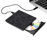 Mechzone Portable USB3.0 Type-C optische Laufwerke schwarzes Schubladen-Laufwerk  Externes DVD-RW Max.24X High-Speed-Datenübertragung für Win XP Win 7 Win 8 Win 10 Mac