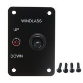 12V 15A 3 Pin Toggle Switch Panel On/Off/On Up Down Momentary For Boat Marine Windlass Winch