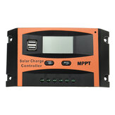 12V/24V MPPT napelem töltésvezérlő szabályozó 30-60A kettős USB kimenet