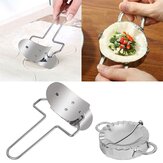 2 Stück Edelstahl-Dumpling-Form drücken Fleischpasteten-Teig-Hersteller Teigschneider-Werkzeug