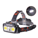 XANES® LED Фонарь для головы Водонепроницаемый для бега на открытом воздухе, кемпинга, велосипеда и мотоцикла на 18650 батарее