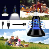 ARILUX® USB 8W Dos modos Blanco + Violeta UV LED Mosquito Insect Trap Killer Night Bombilla DC5V