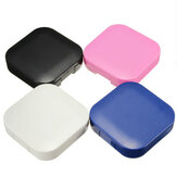 4 colori portatile carino contatto da viaggio lente custodia porta kit per la cura degli occhi specchio Scatola 