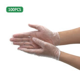 ZANLURE 100枚のニトリル使い捨て手袋 仕事用手袋 粉末フリー 食品、化学物質、国内産業のためのテクスチャあり