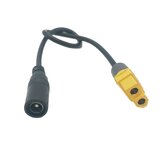 1/2/4/6/10 sztuk XT60 do DC 5,5 / 2,1 mm adapter żeński uniwersalny kabel zasilający przewód akumulatora do modeli RC System FPV