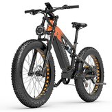 [EU Direct] LANKELEISI RV800PLUS 48V 20AH 750W BAFANG Motor Electric Bicycle 26*4 Inches Fat Tire 150km Mileage Range Max Load 200kg
