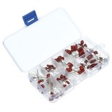 100Pcs Metallized Polyester Film Capacitor 10nF ~ 470nF Assortment Kit
