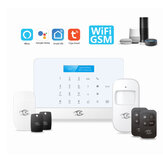 Bakeey S6 Tuya GSM&WIFI Wireless Smart Home Security Alarm System Smart Home Kits Voice Control Work With Alexa