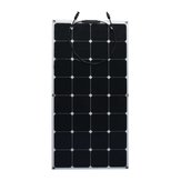 Painel solar monocristalino semi flexível de 18V 100W Bateria RV fotoelétrico