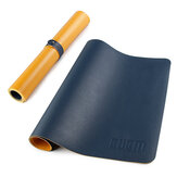 Mouse pad de couro PU à prova d'água, tapete protetor de mesa, teclado duplo e tapete de mouse para escritório em casa