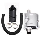 Silenciador de escape de 24 mm + filtro de entrada de 25 mm + tubo de indução para aquecedor de ar diesel para carro