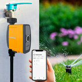 KCASA Waterproof WIFI Connect Watering Timer Soil Moisture Sensor Garden Irrigation Controller Smart Watering System - EU Plug