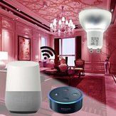 GU10 5W WiFi Smart APP RGBW LED Downlight Bulb Work with Alexa Echo Home Assistance AC85-265V