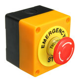 Interruttore a pulsante 1 NO 1 NC 10A 660V Stop di emergenza resistente all'acqua