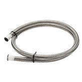 Silver Stainless Steel Braided Pipe Oil Fuel Coolant Hose AN-4 AN4 6mm 1.4 Inch 1M