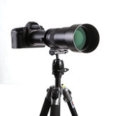 Lightdow 650-1300mm F8.0-F16 Süper Telefoto Manuel Yakınlaştırma Lens için Nikon için Canon için Sony için Pantex için Kamera