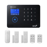 Digoo DG-HOSA 433MHz Draadloos Zwart 3G & GSM & WIFI DIY Smart Home Security Alarmsystemen Kits 