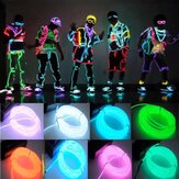 3/5m Parlayan EL Tel Neon LED Şerit Işık Otomatik Esnek Halat Boru Dikilebilir Lamba Dans Parti Araba Dekor