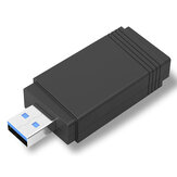 Bakeey 2in1 USB3.0 Bluetooth 5.0 / WiFi 1200 Mbit / s Dual Band 2,4 GHz / 5,8 GHz Antennen-Dongle-Adapter für PC-Laptops Desktops für Macbook