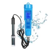 Wysokospecjalistyczny pH Meter ATC 2-w-1 pH & Temperatura Meter Skóra pH Kwasometr Przenośny ołówek do testowania pH Akwarium Fish Tank Miernik wartości pH 1,2-calowy LCD miernik pH z niebieskim podświetleniem