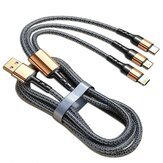 5A USB-A to Type-C/iP/Micro Cable Fast Charging Data Transmission Pure Copper Core Line 1.2M/2M Long for iPhone 12 13 14 14Pro for Huawei Mate50 for Xiaomi 13pro for OPPO Reno9 for Redmi K60