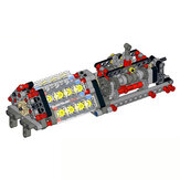 Mechanische V16-Zylinder-Motorengruppe mit 6-Gang-Getriebe MOC Bausteine Teile Packung Modell DIY Bildungs-Spielzeug Geschenk