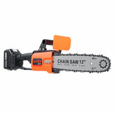 Wolike 3000W 388VF 12 Inch Portable Electric Saw Pruning Chain Saw Rechargeable Woodworking Power Tools Wood Cutter W/ 1/2 Battery EU/US Plug