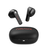 AIRAUX AA-UM4X Bluetooth V5.0 pół douszne TWS słuchawki douszne stereo hifi sterowanie dotykowe słuchawki wodoodporny zestaw słuchawkowy z mini etui z funkcją ładowania