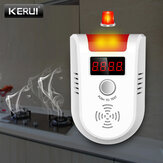 KERUI GD13 LPG GAS Detector Alarm Wireless Digital LED Display Detector de vazamento de gás combustível para sistema de alarme residencial