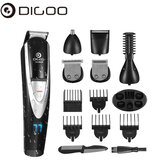 Digoo DG-800B 12 in 1 Hair Clipper Kit الرجال الاستمالة الكهربائية المتقلب لحية الأنف الأذن الوجه الجسم ضد للماء USB قابلة للشحن اللاسلكي