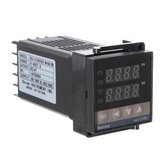 Termopar controlador de controle de temperatura digital PID duplo REX-C100
