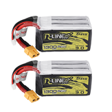 2 stuks TATTU R-LINE Versie 3.0 22,2V 1300mAh 120C 6S1P Lipo Batterij XT60-stekker voor iFlight Nazgul5 227mm 4S 5 Inch FPV Racing Drone