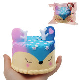 Fawn Deer Cake Squishy 9,5 * 10 CM Lento Rising Com Embalagem Coleção Gift Soft Toy