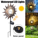 مصباح فوانيس مسموعة بالطاقة الشمسية مقاوم للماء للفناء الخارجي والحديقة