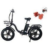 [Unión Europea] Bicicleta eléctrica plegable CMACEWHEEL Y20 48V 15Ah 750W 20in 3 modos 60-100km de alcance Freno de disco E Bike