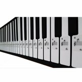 61キーの電子キーボードピアノ用のピアノキーボード楽譜ステッカー