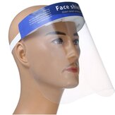 Schutzvisier-Gesichtsmaske gegen Spritzer und Speichel mit verstellbarem Band - 10 Stück