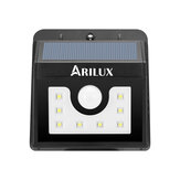 ARILUX® PL-SL 01 Super Bright 8 LED Solar PIR Bewegingssensor Waterdichte Waterdichte Beveiligingslamp