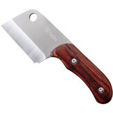 MD-034 Stainless Steel Mini Kitchen Chef Knife Paring Chopping Knife Meat Slicer Household Outdoor Cooking Tool