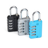 Lucchetto di sicurezza mini a combinazione a 4 cifre per bagagli, viaggi, codice di blocco del cassetto