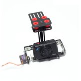 FPV Enkels-as Camera Gimbal met Servo Ondersteuning voor Multi Camera's voor F450 RC Drone
