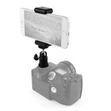 Suporte mini adaptador 1/4 clipe de telefone para montagem de tripé para câmera DSLR SLR telefone celular