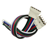 Cabo conector macho fêmea de 5 pinos para faixa de LED flexível RGBW SMD5050