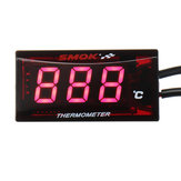 Termômetro universal digital em LCD para instrumentos de temperatura da água de motocicletas