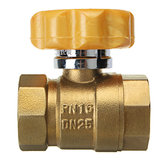 TMOK DN20 DN25 DN32 Magnetic Anti-theft Brass Ball Valves With Key Valve For Heating Installation