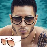 Men New Metal Square Trend Fashion Sunglasses