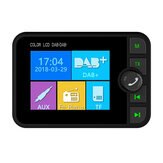 Ricevitore digitale DAB per auto con schermo a colori da 2,4 pollici, kit vivavoce Bluetooth per auto e riproduzione musicale tramite USB