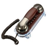 Стационарный телефон настенного крепления с проводом Античный ретро телефоны для дома, офиса, отеля