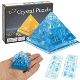 クリエイティブIQ 3Dクリスタルパズルジグソーパズルおもちゃブロック組立ピラミッドモデルDIYおもちゃ