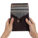 Kalimba 17 kulcs hüvelykujj zongora ujj hangszer mahagóni táska hangolás Hammer